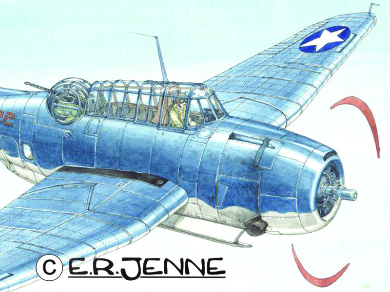 
An illustration of a TBM 'Avenger', a WWII era torpedo bomber, for New Boston Air Force Station interpretive history usage.   Beginning in 1942, 'Avengers' and other aircraft used the Joe English Pond area for bombing and strafing practice.